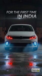 Golf Style Headlights with Red DRL - Image 2