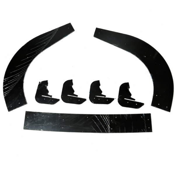 Volkswagen Virtus 4-Fin Rear Diffuser | Enhance Rear Profile | ABS Material