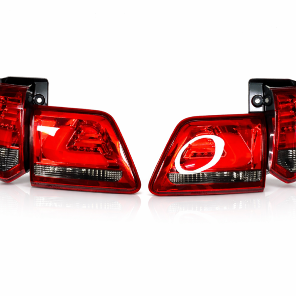 Toyota Fortuner Type-2 Dodge-Style LED Tail Lights (2012-2016)