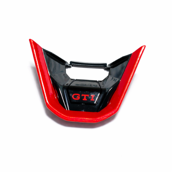 Volkswagen Virtus Steering Wheel Trim with GTI Badge Color Red+Black