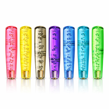 Crystal Bubble Car Gear Shift Knob 20cm | Universal Fit Color [Blue, Smoke ,Green, Purple ,Yellow, Pink]