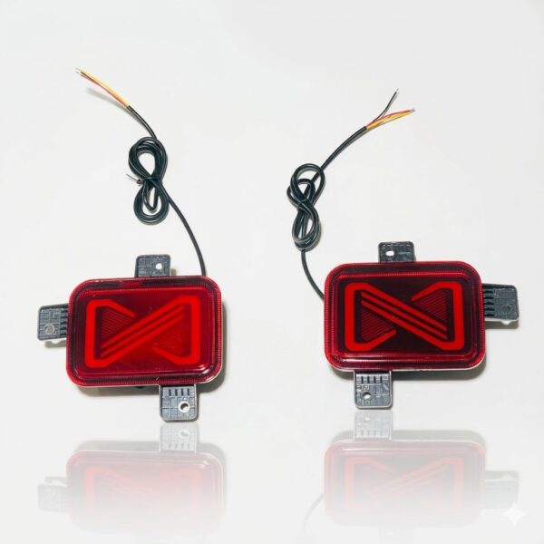 Mahindra Thar Infinity-Style LED Reflector Lights | Premium Rear Brake and Turn Signal Upgrade