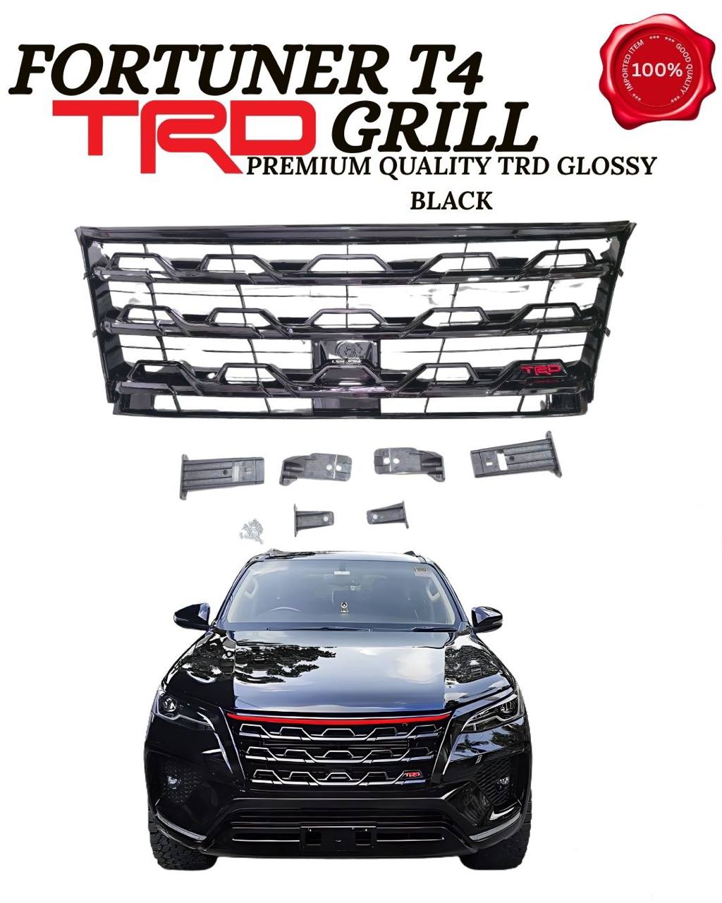 6231035036195032577_121 Toyota Fortuner TRD-Style Front Grill Type 4 - Image 1