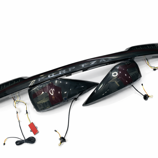 Toyota Fortuner Tail Lamps with Trunk Lights (Smoke 2016+)