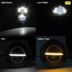 Minus Headlight Kit with DRL for Mahindra Thar (2020+) - Aftermarket (140W) LED - Image 2