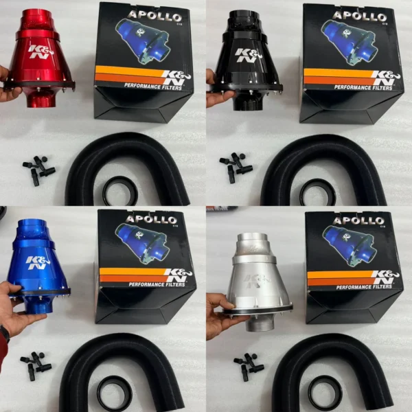 K&N style Apollo Closed Intake System | Aftermarket Performance Air Filter