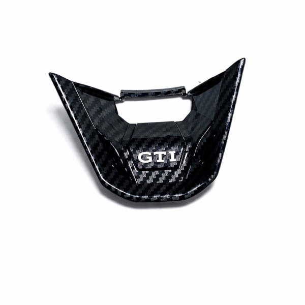 Volkswagen Virtus Steering Wheel Trim with GTI Badge Color -Carbon Fiber