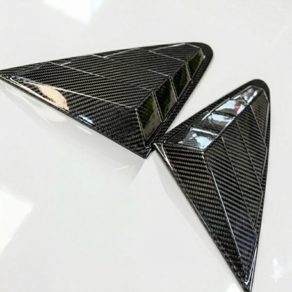 Virtus And Slavia Window Louvers .Style -Carbon Fiber