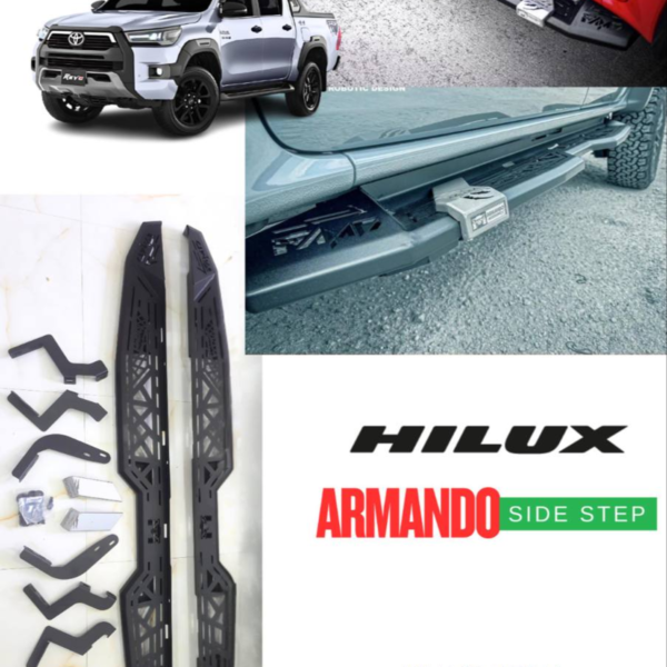 Toyota Hilux Armando Side Step (Heavy Metal – 26.5 Kgs)