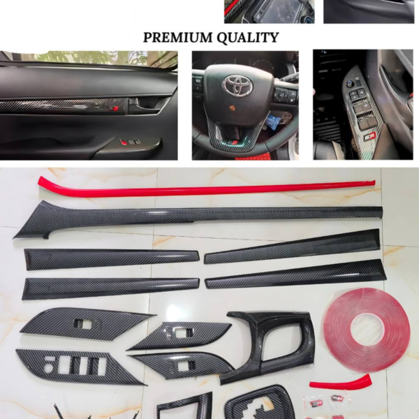 Toyota Hilux GR Interior Carbon Kit – Premium Upgrade