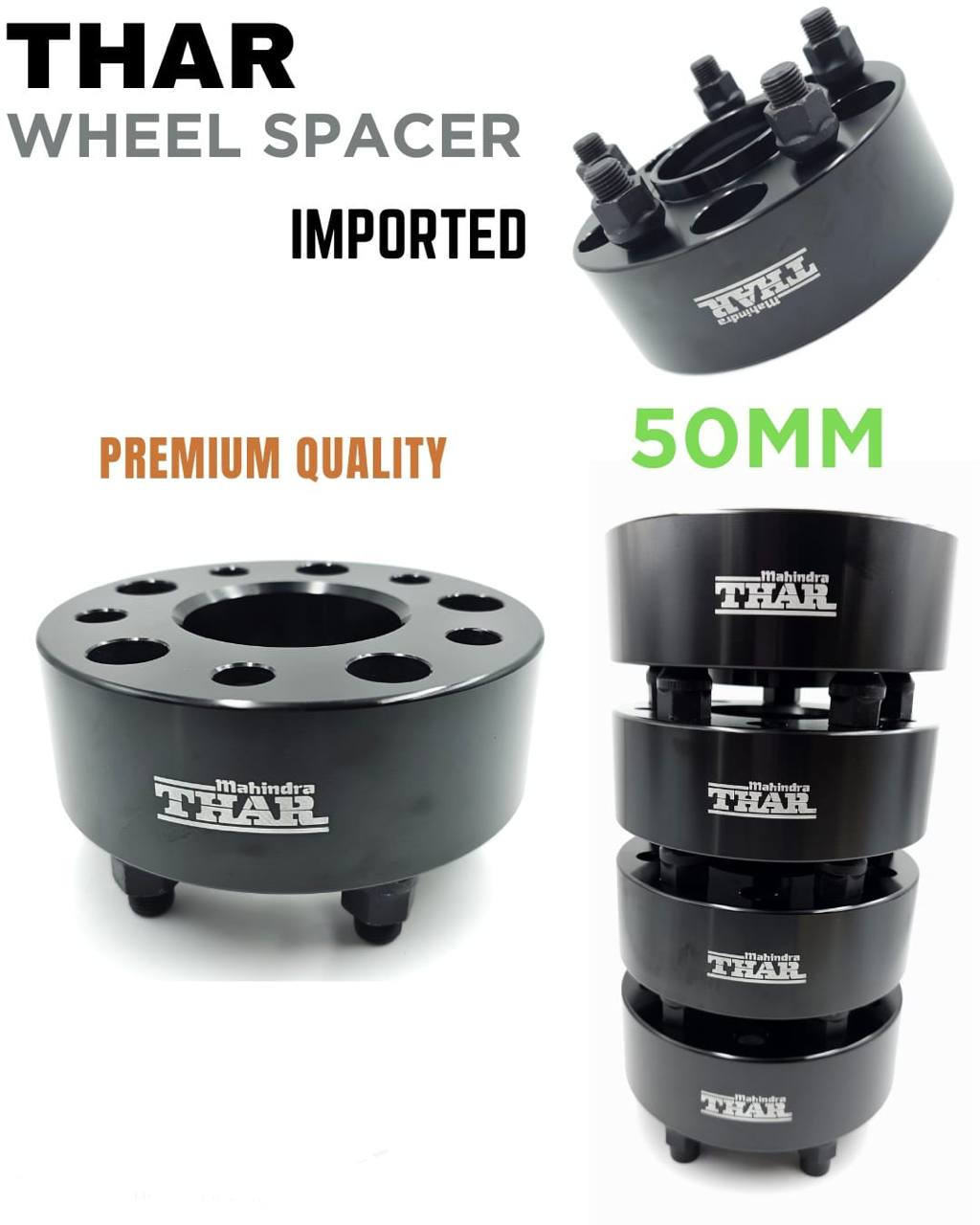 image Mahindra Thar Wheel Spacer – 50MM - Image 1